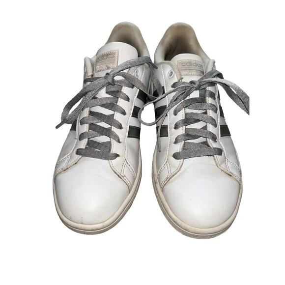 ADIDAS Cloudfoam Advantage Women's Size 7‎ White/Silver Shoes Art-AQ0528 - Picture 4 of 12